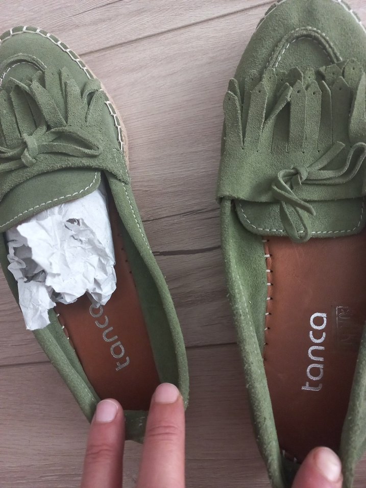 Yeşil Süet Püsküllü Kadın Dolgu Topuk Espadril - Görsel 3