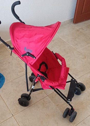 Kırmızı Bebek Arabası - Görsel 3