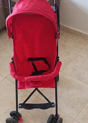 Kırmızı Bebek Arabası - Görsel 2