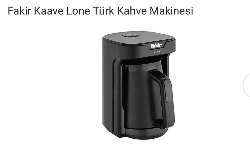 Fakir Loone kahve makinesi