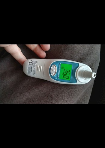 Pastel Renkli Dijital Kulak Termometresi - Görsel 2