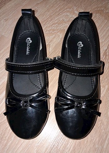 Kız Çocuk Siyah Babet Ayakkabı - Görsel 4