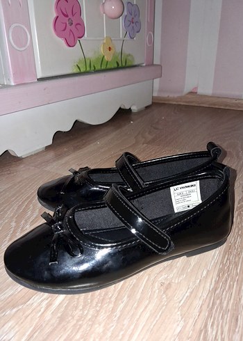 Kız Çocuk Siyah Babet Ayakkabı - Görsel 3