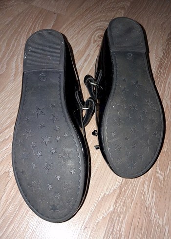 Kız Çocuk Siyah Babet Ayakkabı - Görsel 2