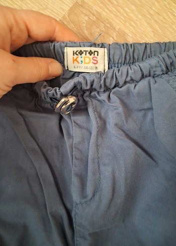 Erkek Çocuk Gri Bol Kesim Kargo Pantolon - Görsel 2