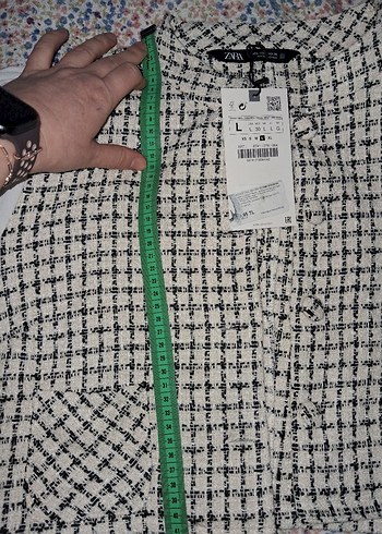 Zara tüvit kumaş şık gömlek - Görsel 3