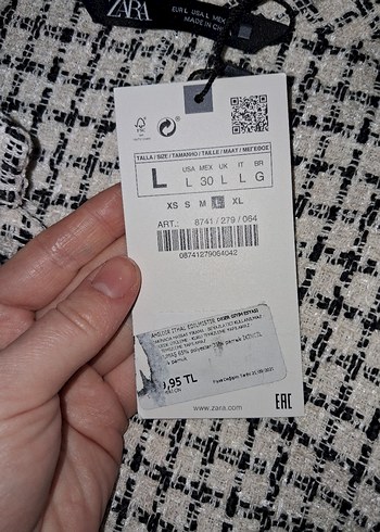 Zara tüvit kumaş şık gömlek - Görsel 2