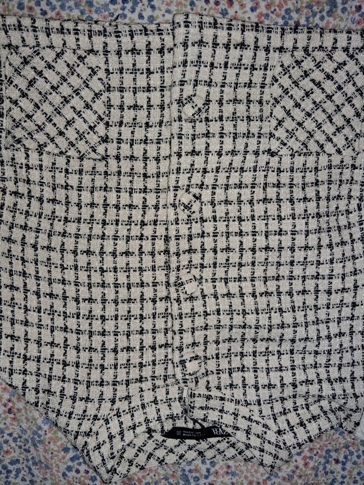 Zara tüvit kumaş şık gömlek - Görsel 5