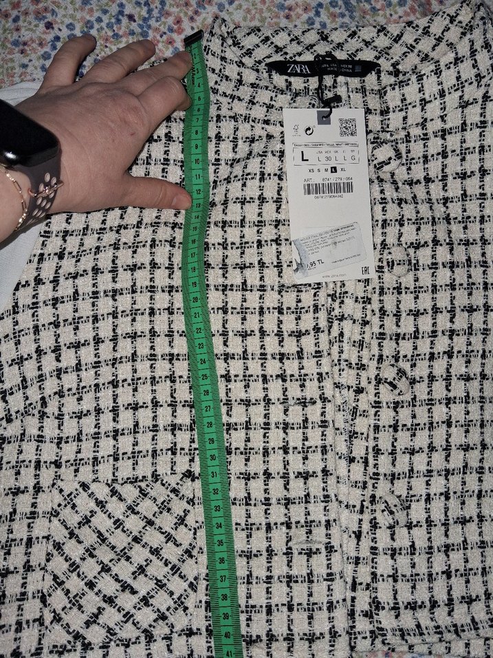 Zara tüvit kumaş şık gömlek - Görsel 3