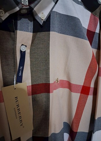 Burberry Düğmeli Uzun Kollu Erkek Gömlek - Görsel 2