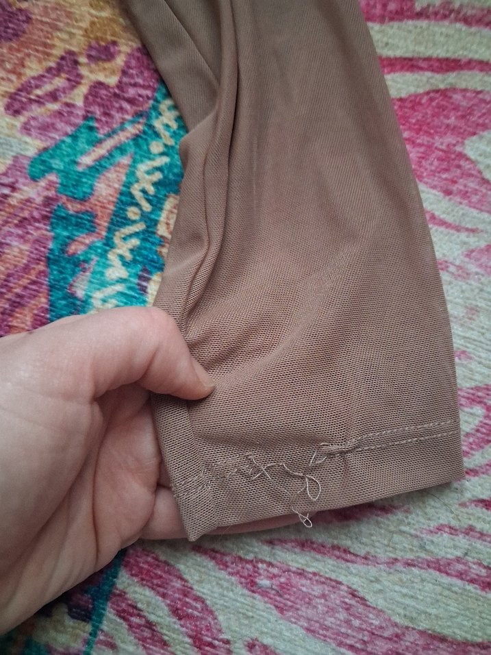 Kız Çocuk Kahverengi Baskılı Uzun Kollu Anime Şeffaf sweat - Görsel 2