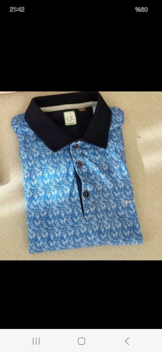 Calvin klein Kısa Kollu Polo Tişört - Görsel 2