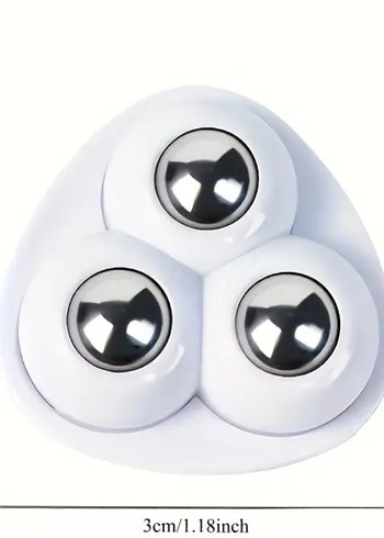 Beyaz Mobilya Üçlü Evrensel Tekerlek - Görsel 6