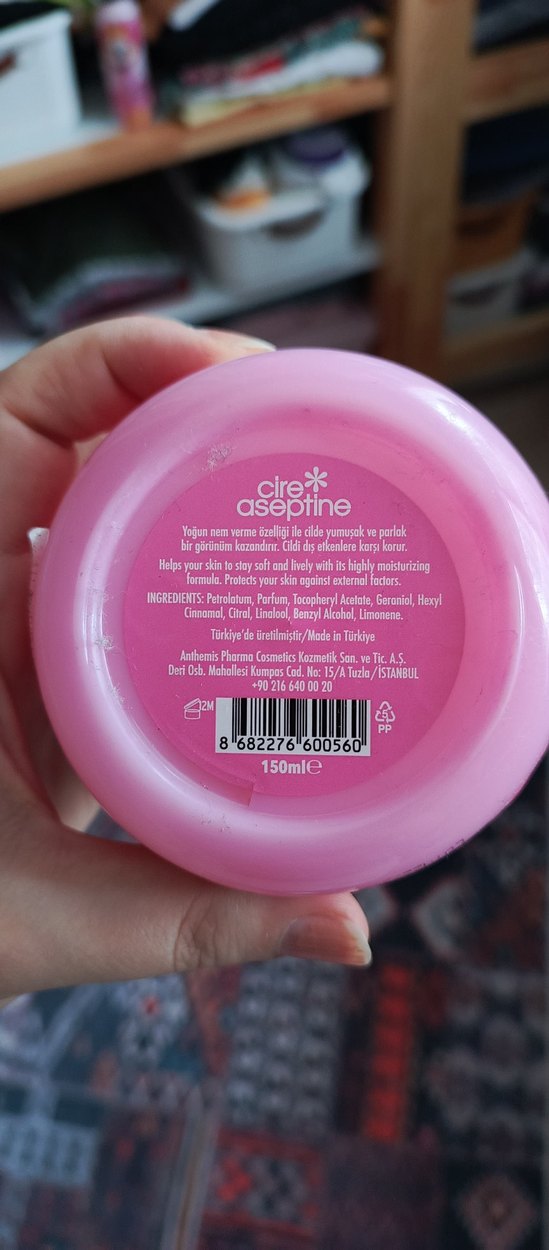 Cire Aseptine Gül Kokulu Vazelin - Görsel 3