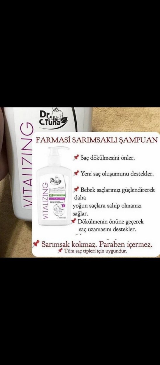 Dr. C. Tuna Sarımsak & Kapiksil Canlandırıcı Şampuan 225 ml - Görsel 3