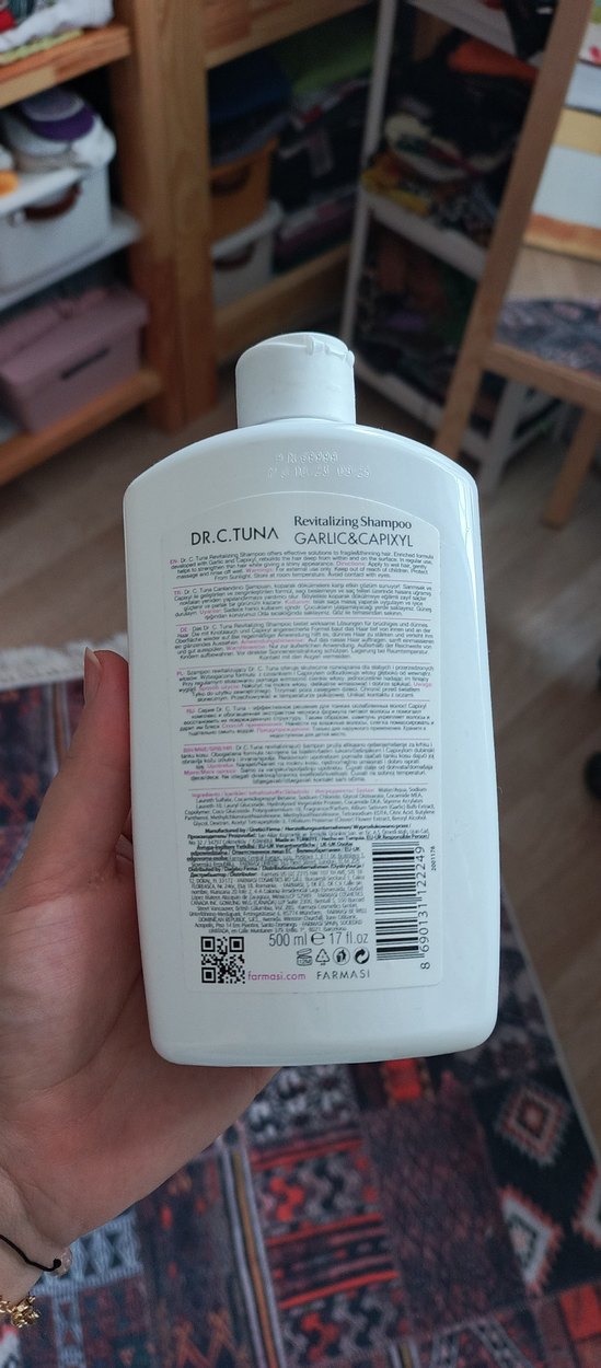 Dr.C.Tuna Sarımsaklı Canlandırıcı Şampuan 500 ml - Görsel 2