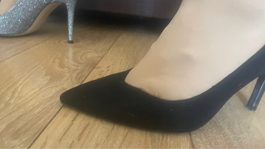 37 Beden Siyah stiletto stradivarius