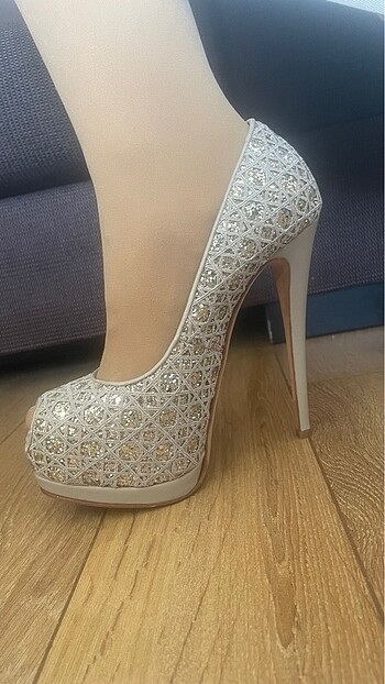 36,5 Beden Zanotti düğün ayakkabısı