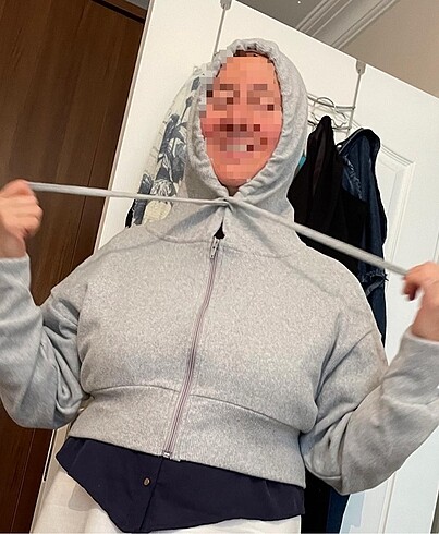 l Beden gri Renk Hoodie pantolon takım