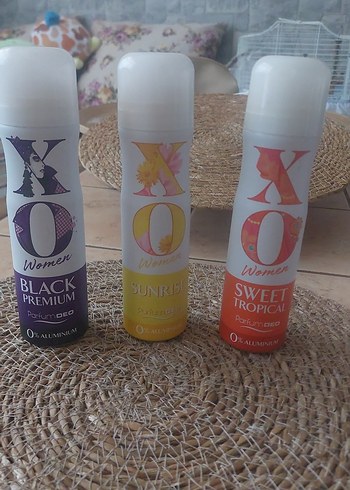 XO Kadın Deodorant Seti 3'lü - Görsel 3