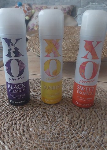 XO Kadın Deodorant Seti 3'lü - Görsel 2