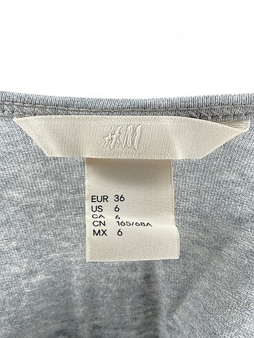 36 Beden gri Renk H&M Uzun Tulum %70 İndirimli.