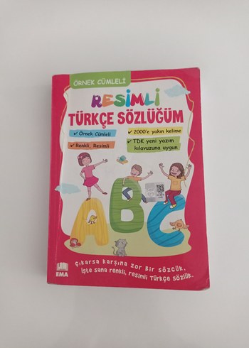Beden Renk Resimli Türkçe Sözlüğüm Çocuk Kitabı