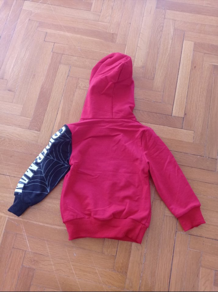 Erkek Çocuk Spider-Man Kapüşonlu Sweatshirt - Görsel 2