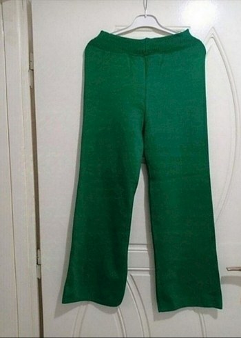 Diğer Kadın Yeşil Triko Pantolon
