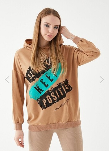 ipekyol Bej desenli sweatshirt