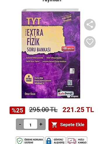 Kafa dengi tyt extra fizik soru bankası