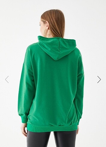 Twist Yeşil desenli sweatshirt 