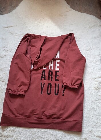 Sweat Bluz Şapkalı
