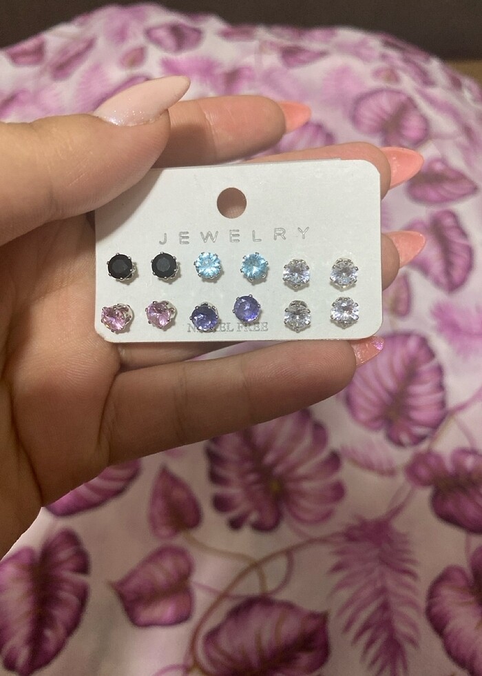 Renkli küpeler - Görsel 2