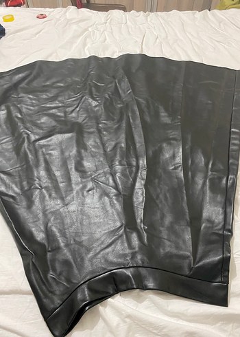 Zara Drapeli Siyah Uzun Gotik Kadın Etek