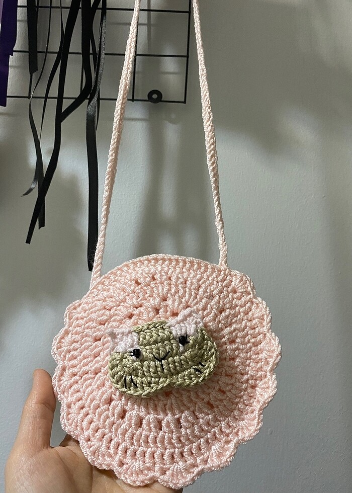 Kedili çocuk çanta - Görsel 2