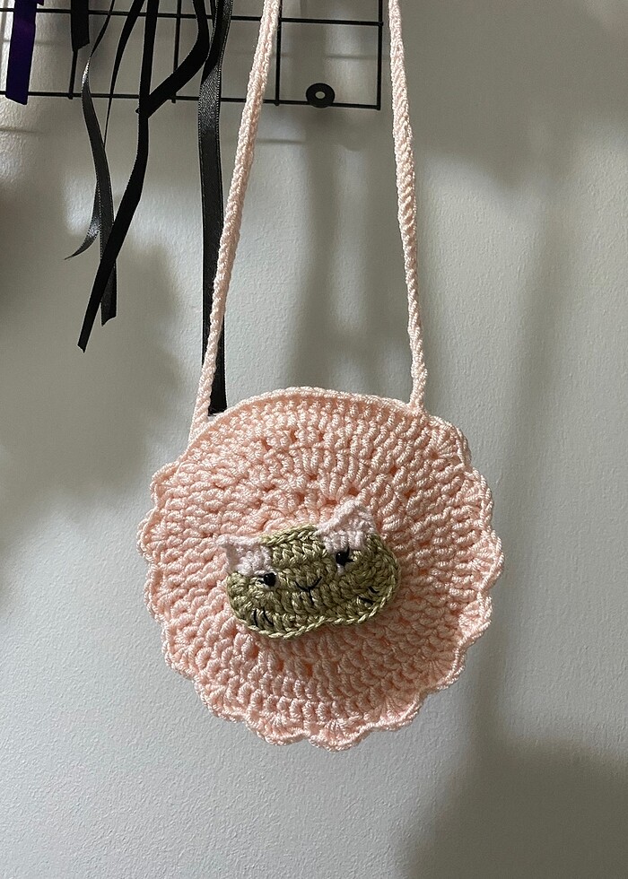 Kedili çocuk çanta - Görsel 3