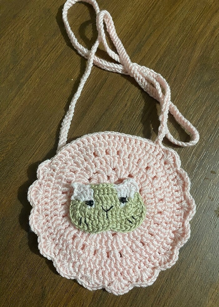 Kedili çocuk çanta - Görsel 5