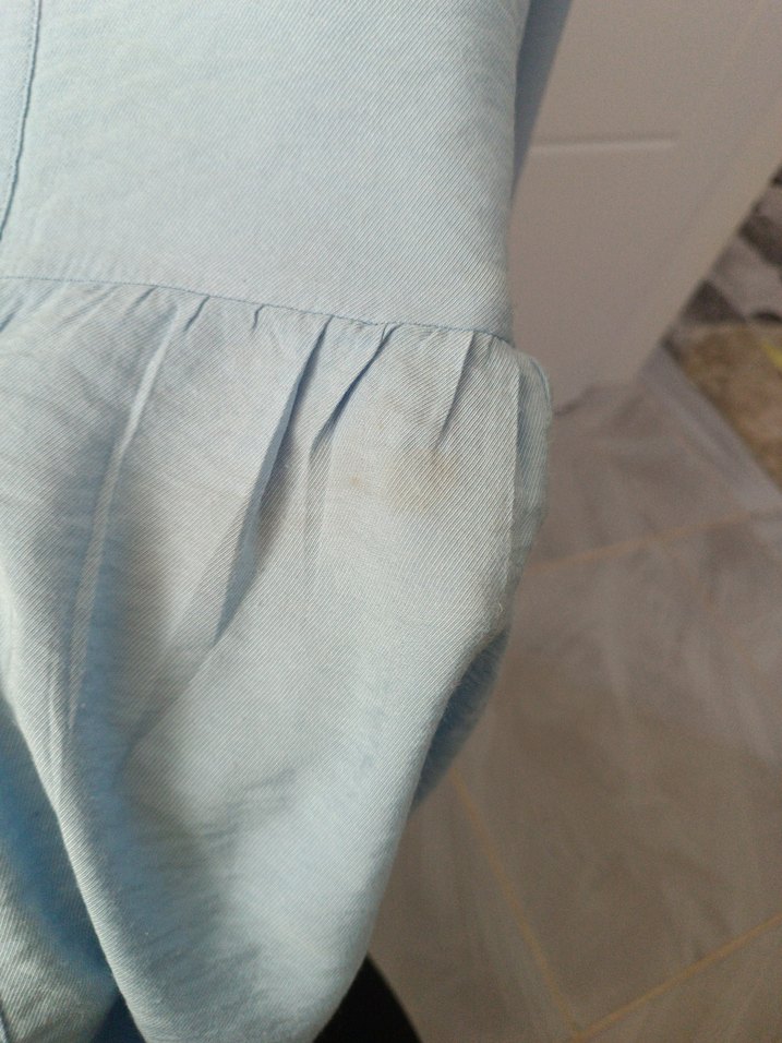 Mavi Düğmeli Hamile Tunik - Görsel 5