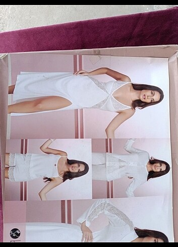 6'li takım panye gecelik - Görsel 2