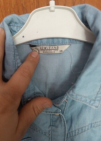 Bayan kot elbise  - Görsel 5