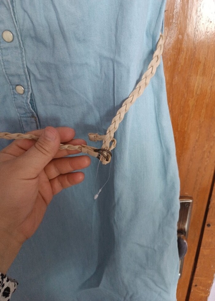 Bayan kot elbise  - Görsel 4