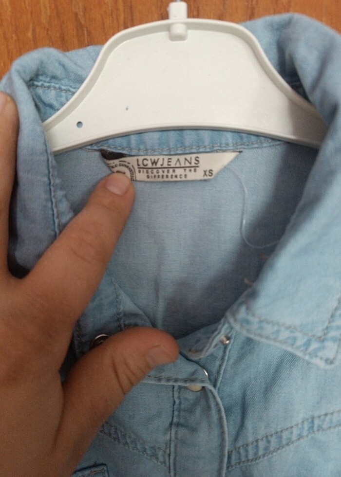 Bayan kot elbise  - Görsel 5