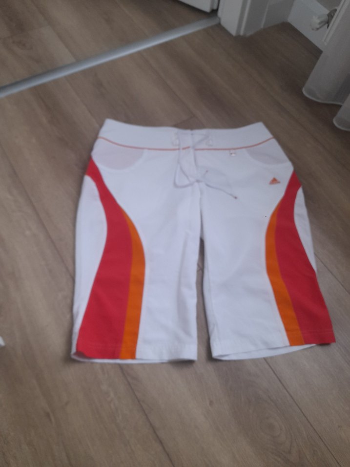 Adidas Beyaz  Spor Şort Bermuda - Görsel 4