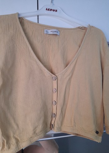Pull and Bear Pull&Bear hardal rengi crop