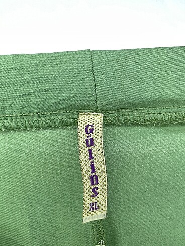 xl Beden yeşil Renk Diğer Kumaş Pantolon %70 İndirimli.
