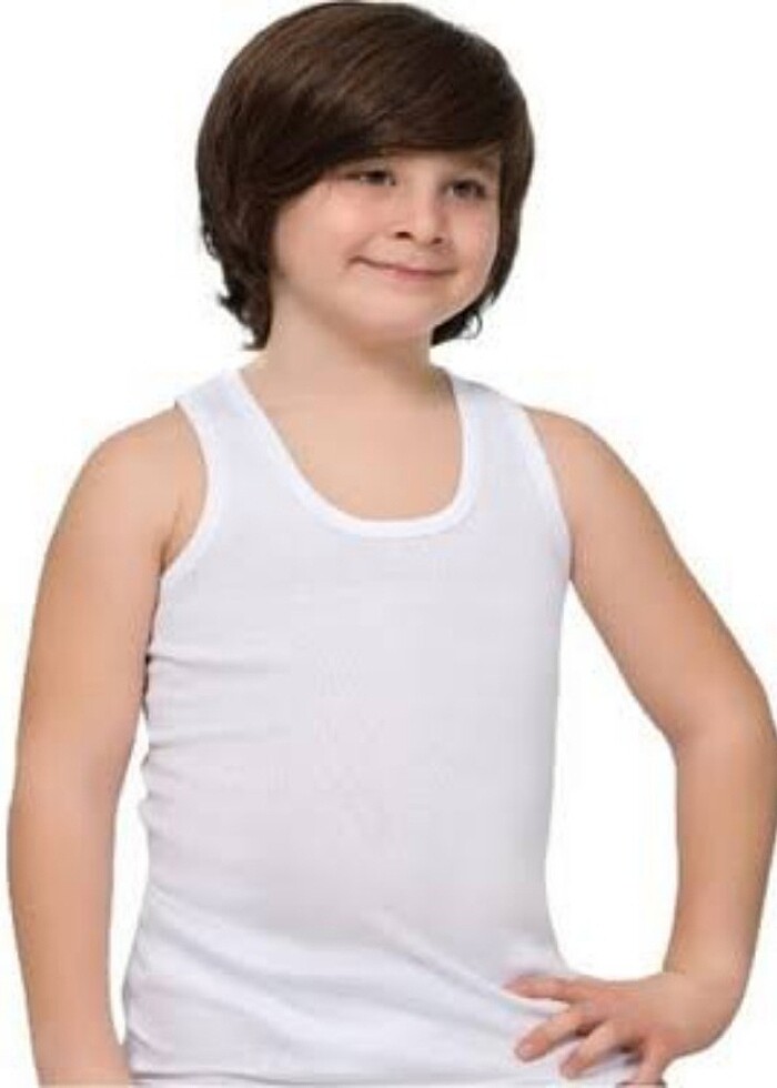 Tutku Erkek çocuk penye atlet - Görsel 2