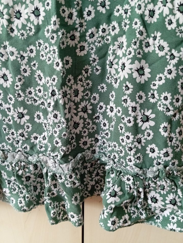 Kız Çocuk Beyaz Baskılı Tişört ve etek - Görsel 4