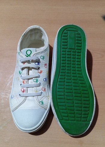 Renkli Baskılı Beyaz Kız Çocuk Spor Ayakkabı - Görsel 2