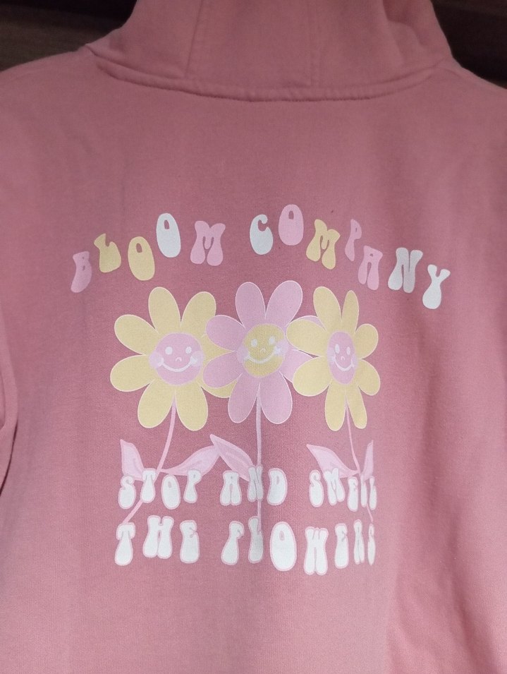 Kız çocuk kapşonlu sweatshirt - Görsel 3